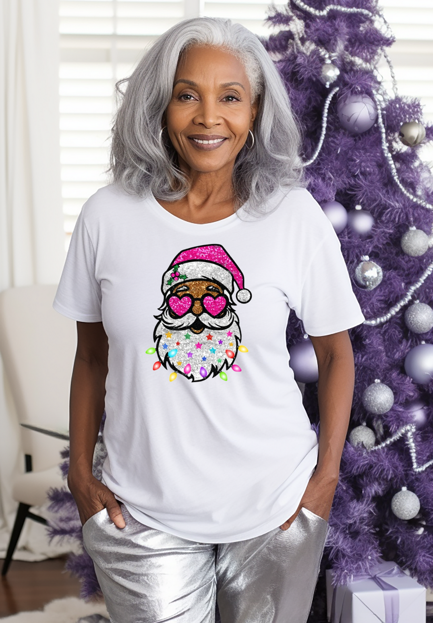 GLITTER SANTA (SWEATSHIRT)