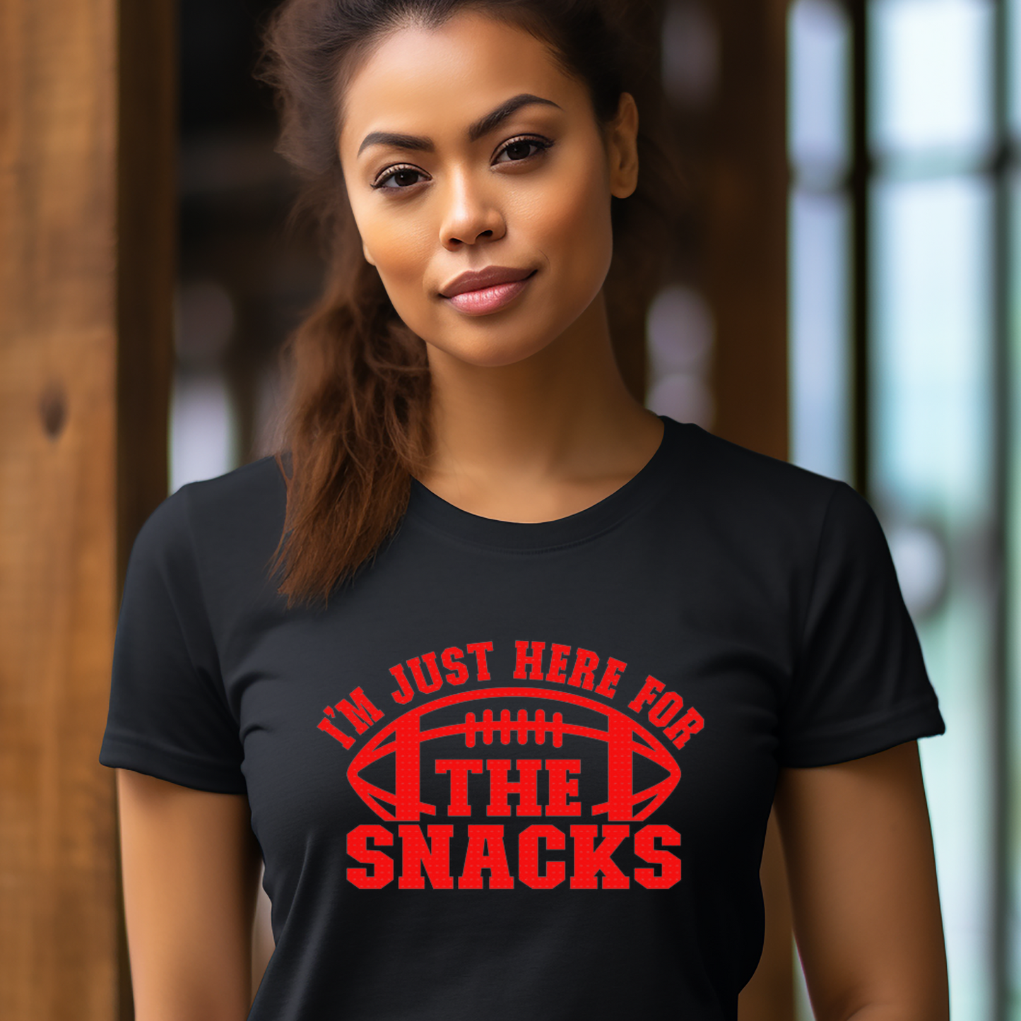 JUST HERE FOR THE SNACKS (FOOTBALL)